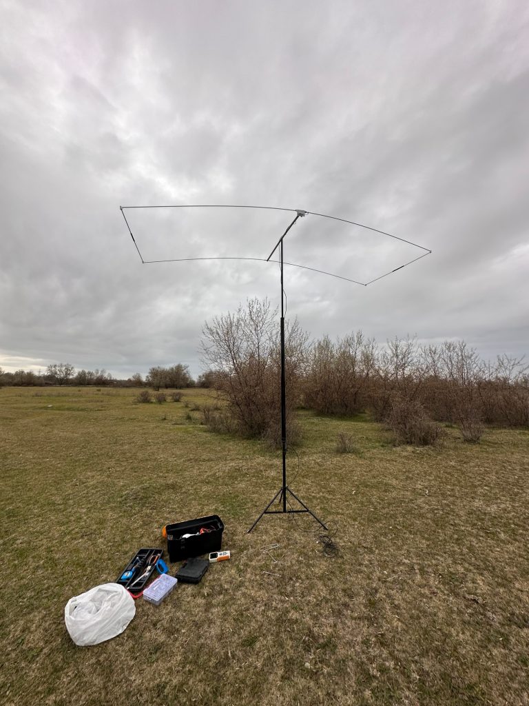 Moxon antenna low of the ground