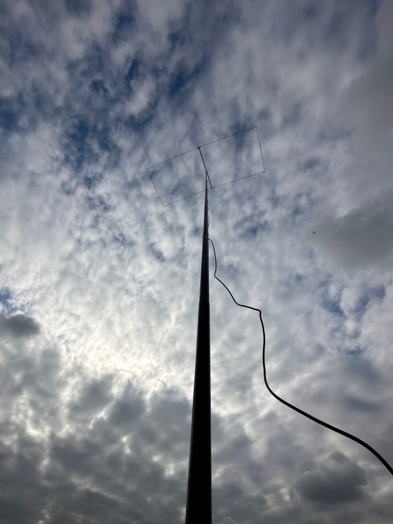 Moxon antenna in the sky