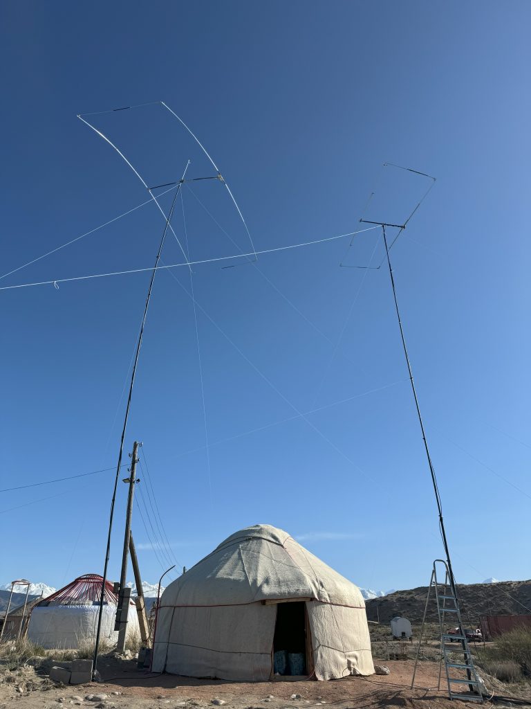 Antennas and the yurt
