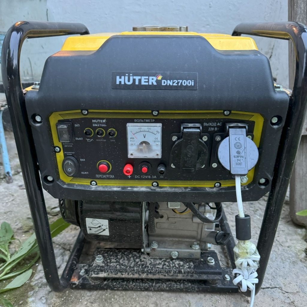 Inverter-generator for SW radio station in the field