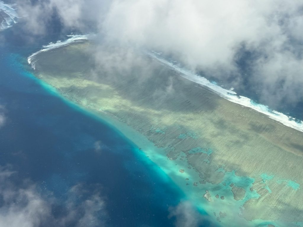 Non-modest colors of Vanuatu ocean