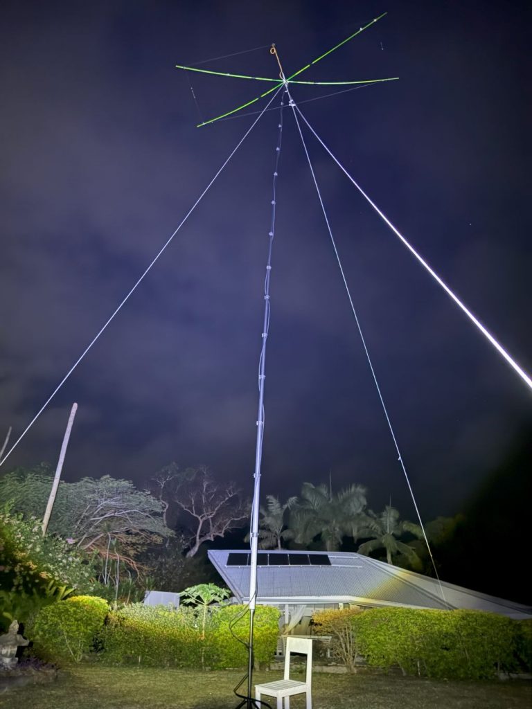 Moxon in Vanuatu at night