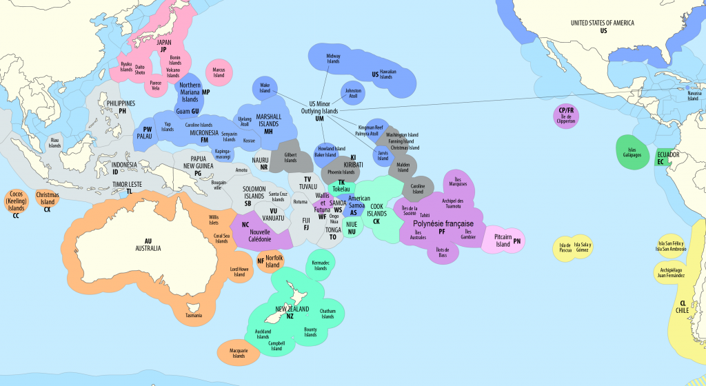 Rare DX destinations in the Pacific Ocean