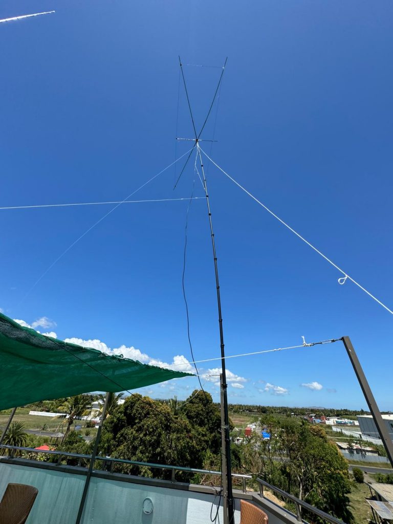 Moxon on the hotel's roof top