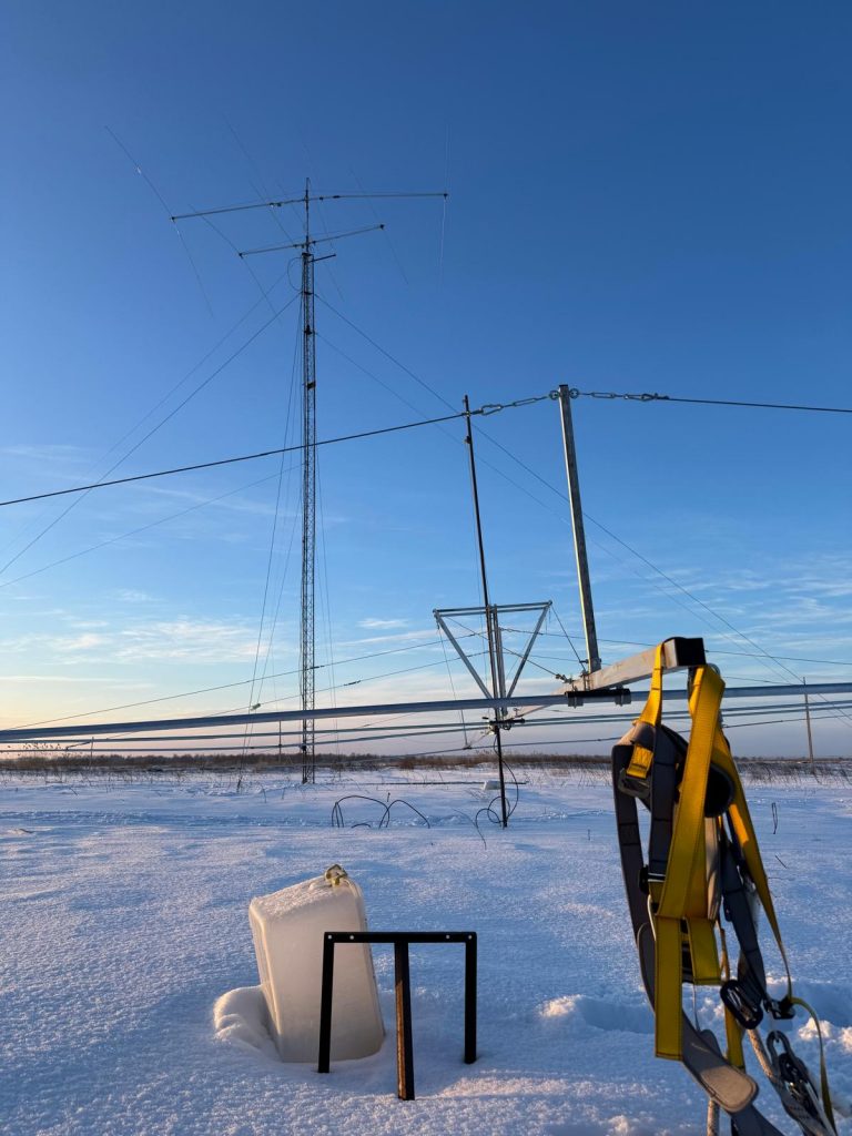 The 40-meter Yagi is waiting for take off