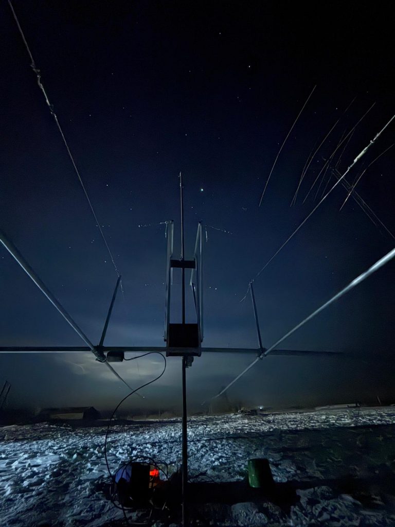 Antennas at night