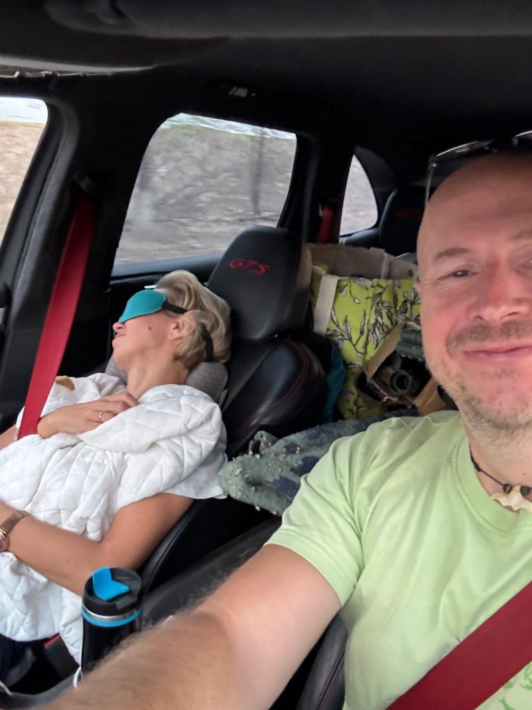 Driving to EX