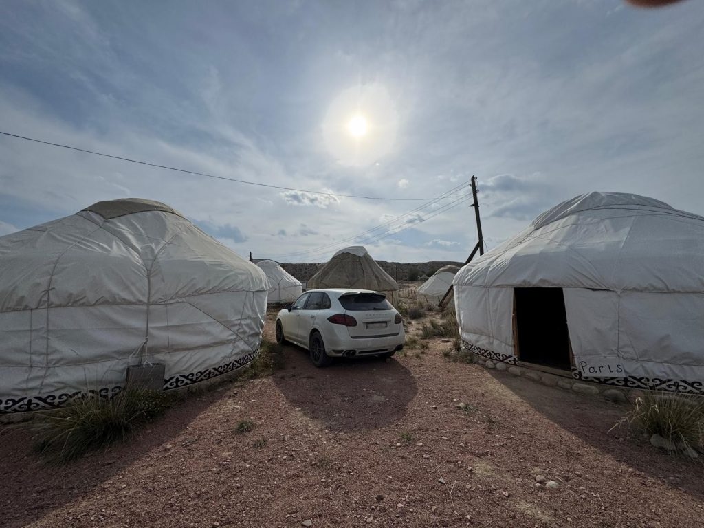 Yurts and the car